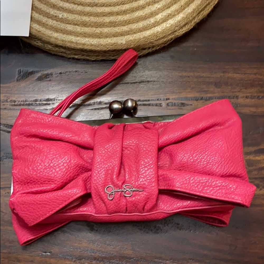 Red Bow Clutch